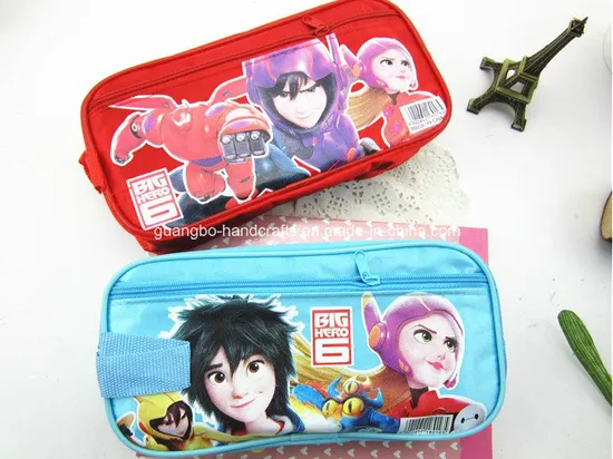 2016 Newest School Canvas Printing Pencil Case for Kids