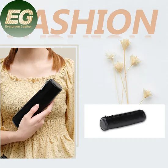 Ea086 School Pen Case Luxury Pouch Cute Girl Box Storage Zippered Custom Leather Pencil Cases