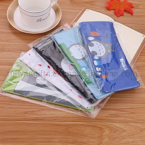 Wholesale Cartoon Canvas Pencil Bag 19.5X9.5cm