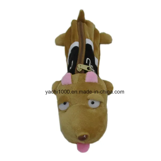 Soft Plush Dog Pencil Case