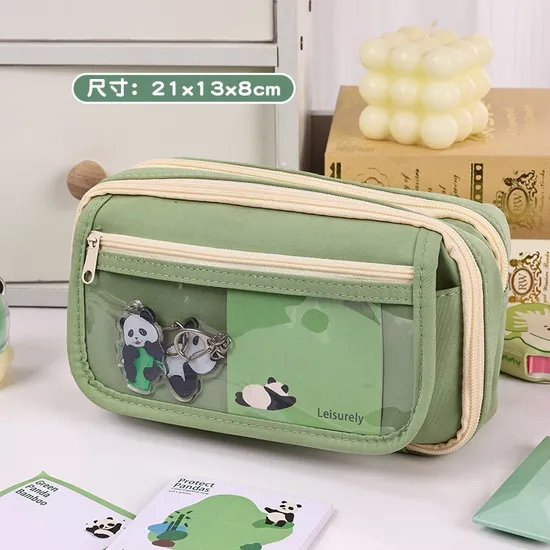 Custom Cute 2 Layer Pencil Case School Pencil Bag