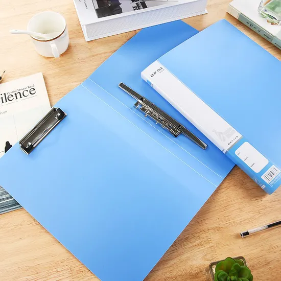 Wholesale Color A4 File Folder Double-Ply Office Data File Storage Elastic Folder