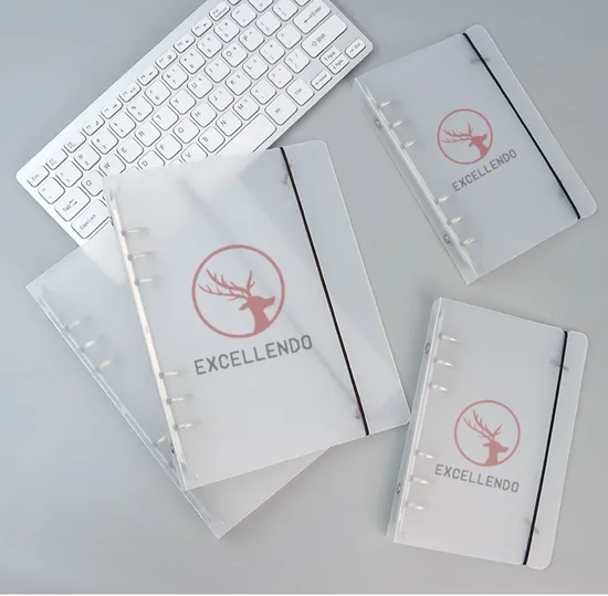 2025 Customizable Promotion Gifts Personalized Travel PVC Ring Binder