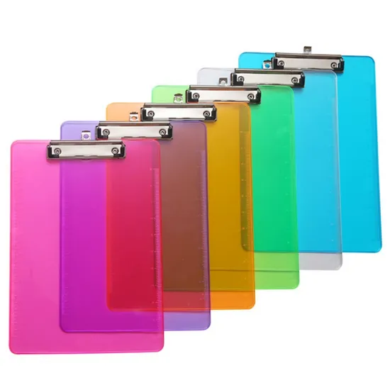 Plastic Standard Size Document Clipboards