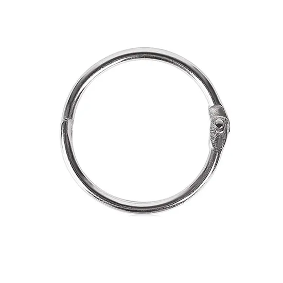 Silver Color Large 3 Inch Metal Binder Loose Leaf Ring