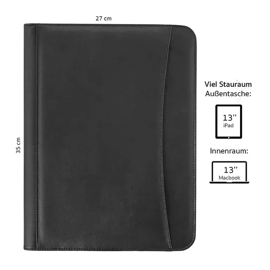 Eg1011 Logo Custom Business Portfolio Organizer Expanding Luxury Office Fashion with File Embossed Bag Customize Pocket Folder