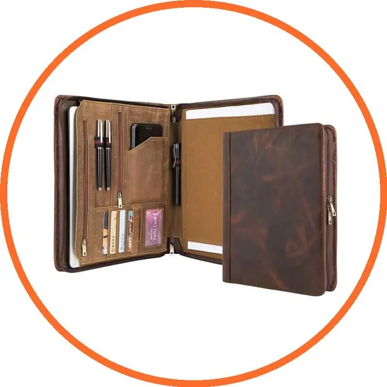 Business Plastic Paper Document Bag File Folder PP PU Leather Document Folder