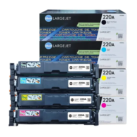 Color Toner Cartridge 220A W2200A W2201A W2202A W2203A Printer Supplier for HP