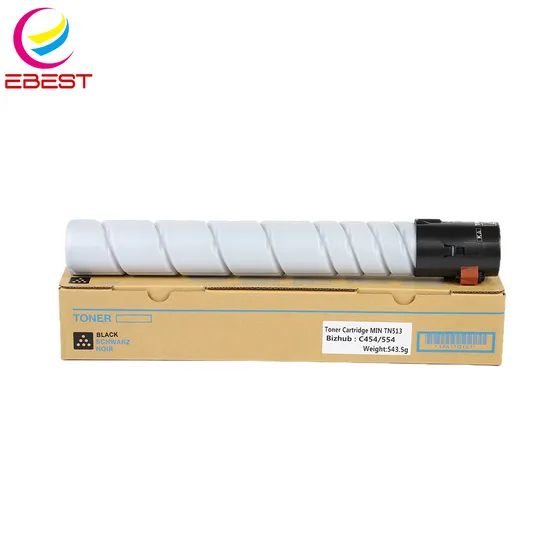 Ebest Cartridge Tn513 for Konica Minolta Bizhub 454e 554e Used Copier Machine Black Toner Cartridge