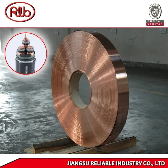 Thickness 0.05mm to 0.3mm Copper Tape for Wires and Cables