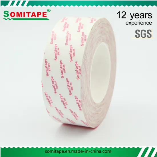 Somi Tape Sh238 High Performance Self Adhesive Tissue Double Coated Tape for Multi Purpose