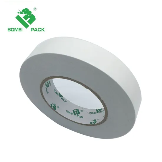 China Factory Customer White Double Sided Adhesive Tissue Tape / Sealing Tape / Double Coated Tape / Double Coated Tape / Packing Tape /Paper Adhesive Tape