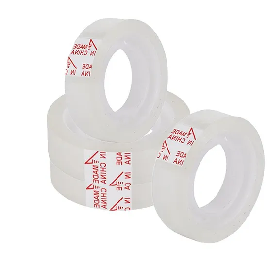 Market Manufacturer Transparent Stationary Student Clear Stationery Packing Tape 35-45mic