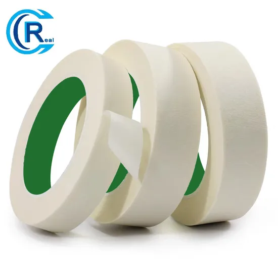 China Products/Suppliers Medium High Temperature Resistance Automotive Painting Crepe Paper Masking Tape