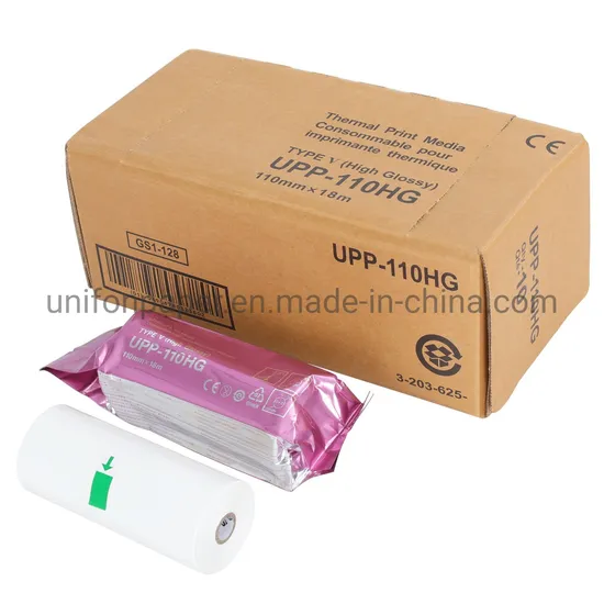 Ultrasound Printer Paper Glossy Thermal Upp-110hg Upp-110s Paper for Sony MD400 Ultrasound Machine
