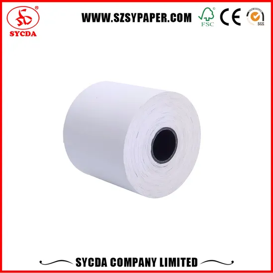 Manufacturer 65g Thermal Paper for Printing Receipt Data