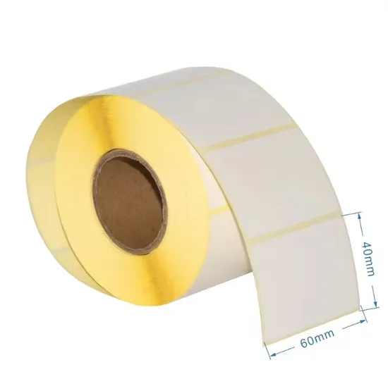 70GSM Direct Thermal Paper Sticker Labels Thermal Transfer Paper Sticker Roll for Shipping Label