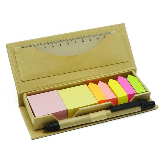 Custom Memo Notes Sticky Notes with Printing Logo with Transparent Neon Color Sticky Notes for Gifts