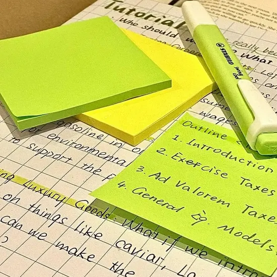 Custom Memo Pad Index Posted Paper Sticky Notes for School Supplies Writing Office Stationery Use