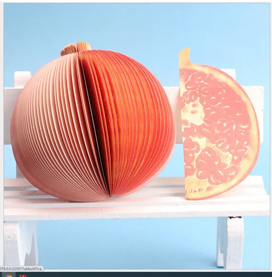 3D Fruit Watermelon Shape Sticky Note Glue Memo Pad Note