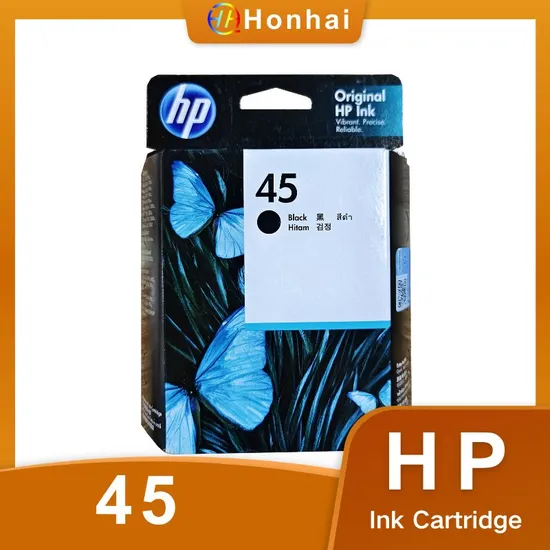 Original Ink Cartridge for HP 45 Black 51645A Cg339A Deskjet 710 712 720 722 820 830 832 850 855