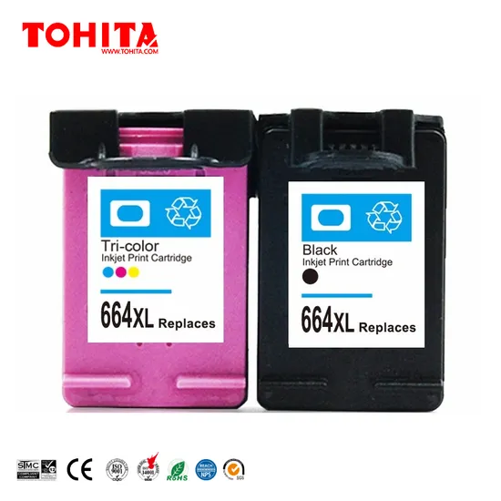 Ink Cartridge for HP Deskjet Ink Advantage 1115 1118 2135 2136 2138 2675 2676 664XL Tohita