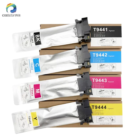 T9441 T9442 T9443 T9444 EUR U1 Color Ink Compatible for Epson Workforce PRO Wf-C 5290 5790 5210 5710 Ink Cartridge Full Cmyk