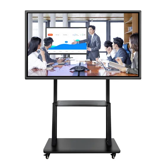 75" Universal Smart TV Teaching Electronic Large Big Touch Screen Board Clever Touch Interactive Whiteboard Advertising