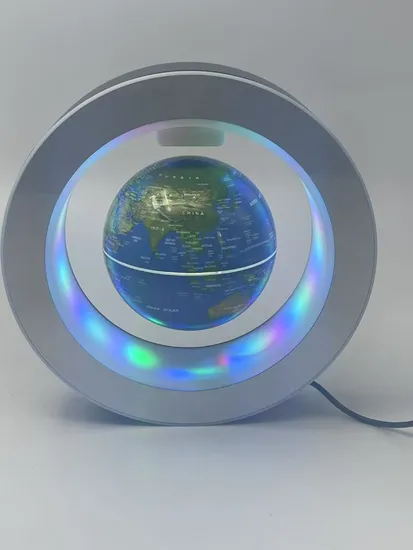 4 Inch O-Shape Automatic Rotate LED Magnetic Levitation Floating Globe World Globe Earth Map Home Office Decor
