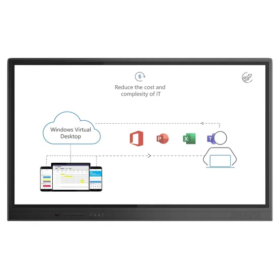 55 65 86 Inch Smart Multi-Touch Screen Tablet, Interactive Whiteboard, Smart Conference Tablet and Teaching All-in-One Machine