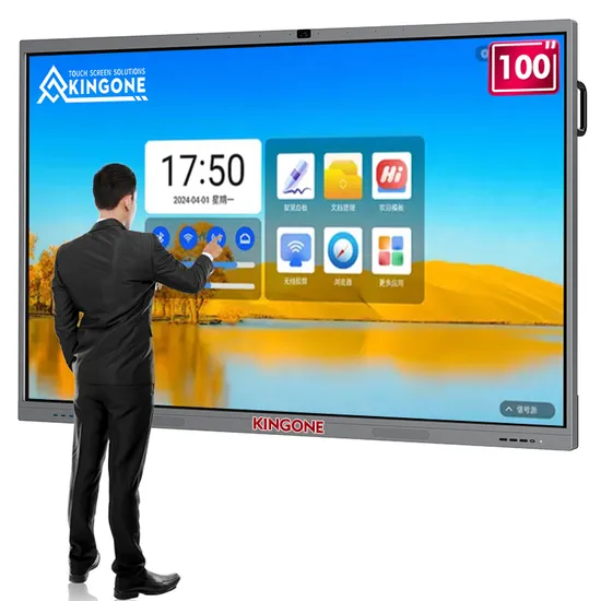 OEM Interactive Whiteboard Screen 4K Touch LCD Smart Education Board TV Office/School/Classroom Digital Interactive White Board