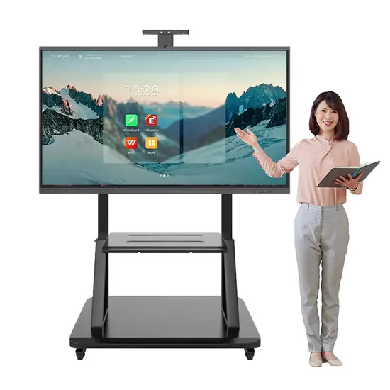 65 75 86 Inch Interactive Mobile Set Intelligent Digital Smart Interactive Whiteboard