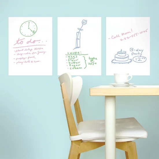 17X11" inch Magnetic dry erase board Magnetic whiteboard Sheet for fridge