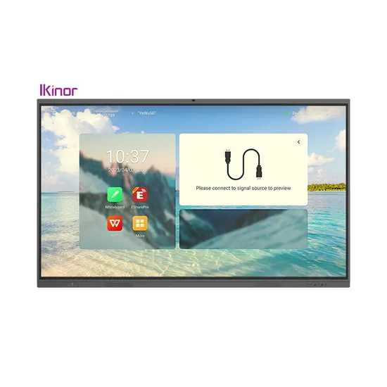 Ikinor Android 12 with OPS Win 10 Multi-Touch Displays Touch Screen Monitor Interact Whiteboard 65 Inch