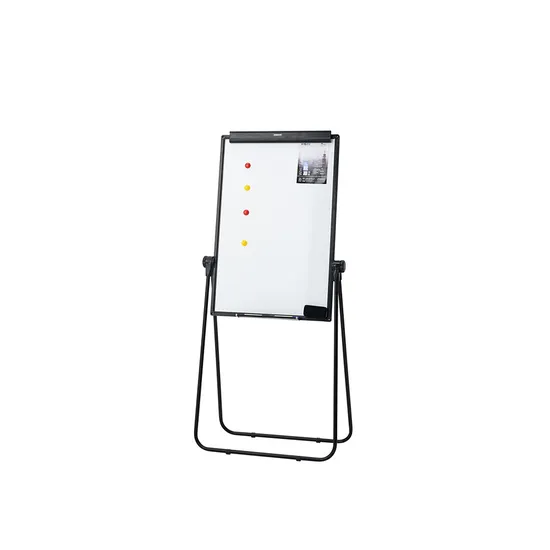 U-Stand Portable Whiteboard Magnetic Dry Erase Easel Height Adjustable 360 Rotating Flip Chart for Office