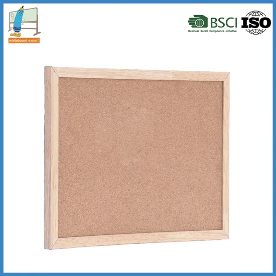 Cork Board Bulletin Board, 2′ X 3′ Framed Corkboard, Oak Frame