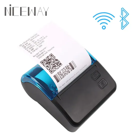 Factory Direct Mini 80mm Smartphone Wireless Portable Blue-Tooth Thermal Receipt Printer