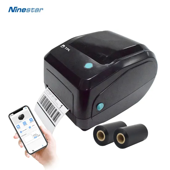 Td-403t High Speed WiFi USB Shipping Label Printer 4*6 Thermal Transfer Desktop Thermal Transfer Barcode Printer