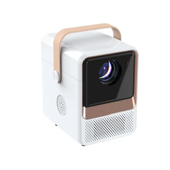 China Projector Plant Compact Android 11 Projector 720p with Leather Handle