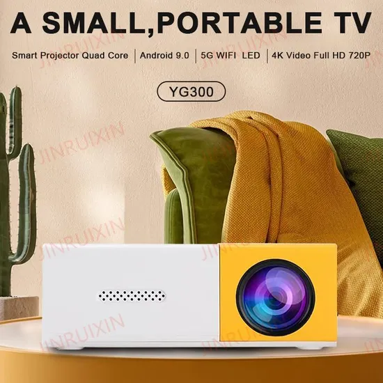 Cross-Border Projector Children′s Yg300 Entertainment Home Mini Portable Mini Pico Projector