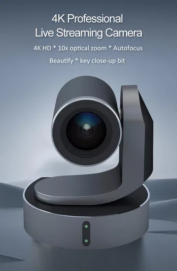 4K/30fps 20X Optical Zoom HDMI / USB3.0 / IP PTZ Video Conference Camera Camera