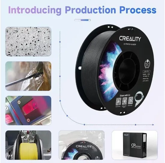 Creality TPU Filament 1kg 1.75mm High Accuracy Odorless 3D Printer Filament