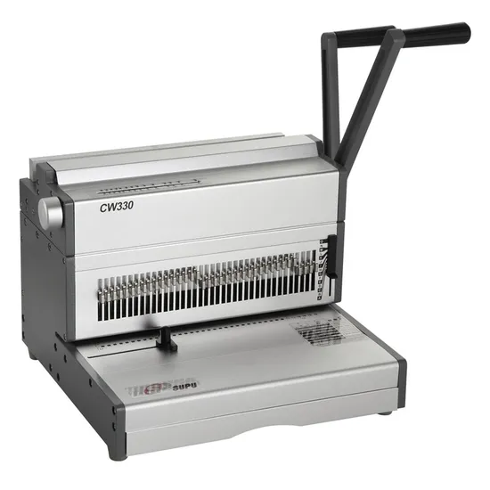 FC Size Manual Double Wire Punching and Binding Machine Cw330