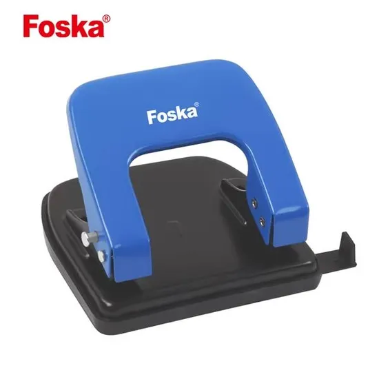 Foska 3 Colors Metal 20 Sheets Two Holes Office Paper Punch