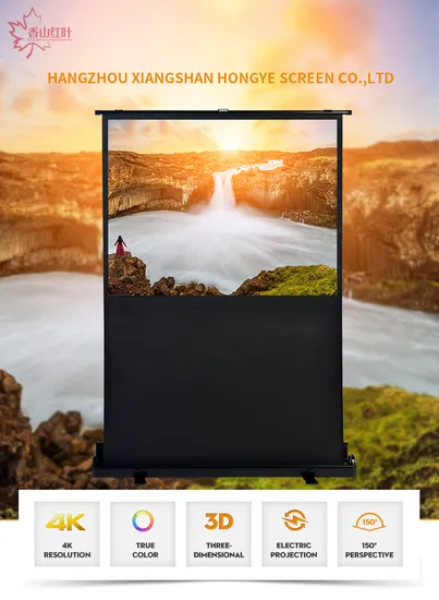 Portable Floor Screen 4K Home Theatre OEM 86inch Outdoor Type