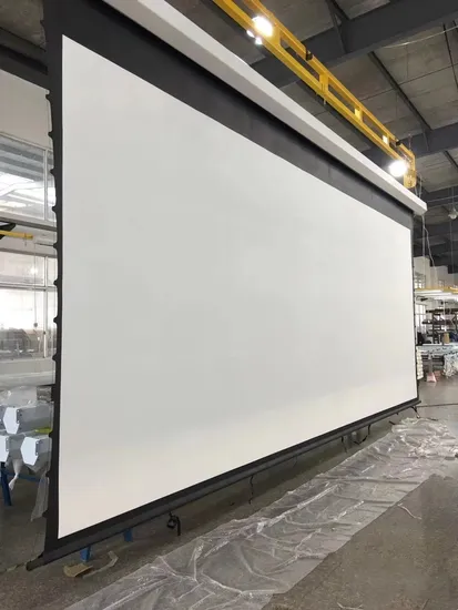 High Quality 120 Inch 16: 9 4K PVC Motorized Tab Tension Projector Screens
