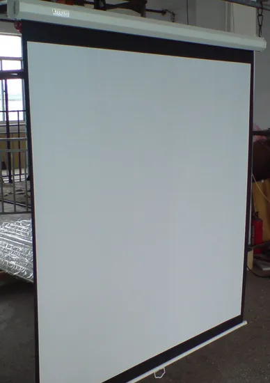 4: 3 16: 9 16: 10 150 Inch Manual Projector Screen Factory Good Price