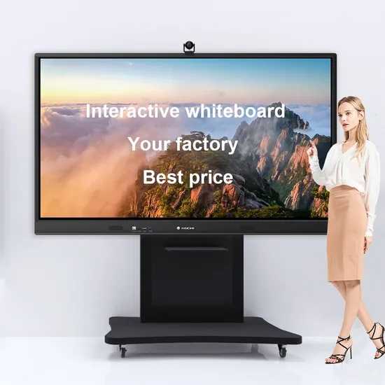4K HD Display Electronic Interactive Classroom Screen Teaching Smart Video Conference Whiteboard