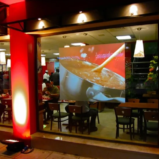 Self Adhesive Holographic Rear Projection Film for Shop Window