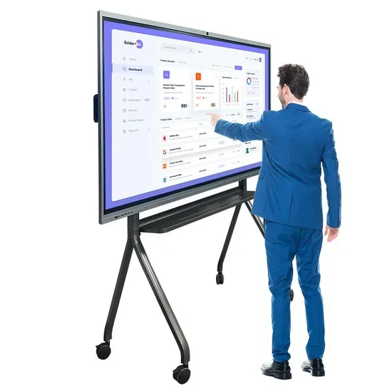 New Technology 65 75 86 98 Inch Touch Screen Digital Classroom LCD Interactive Video Teaching Conference Whiteboard